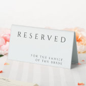 Plaque De Table Mariage simple et moderne Réservé (In SItu (Mariage))