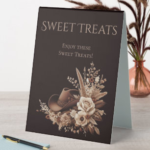 Plaque De Table Mariage Sweet Traitements Signalé Cowgirl Casquett