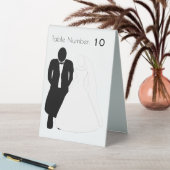 Plaque De Table Mariage Table Tente Signale Mariée Salle (En SItu (Tableau))