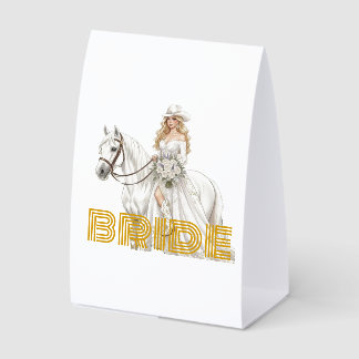 Plaque De Table mariée cowgirl
