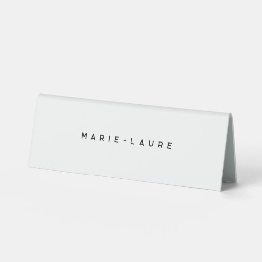 Plaque De Table Marque Place "Lettrus" (Recto)