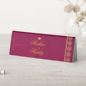 Plaque De Table Marron Or Simple Boho (En SItu (Tableau))
