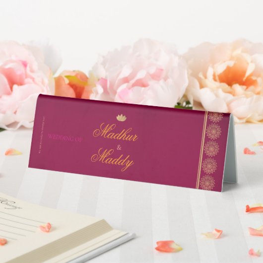 Plaque De Table Marron Or Simple Boho (In SItu (Mariage))