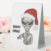 Plaque De Table Mauvais Alien, Lourds Noël ! (In SItu (Mariage))