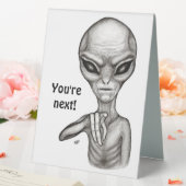 Plaque De Table Mauvais Alien, Tu es le prochain ! (In SItu (Mariage))