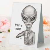 Plaque De Table Mauvais Alien, Tu es le prochain ! (In SItu (Mariage))