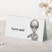 Plaque De Table Mauvais Alien, Tu es le prochain ! (En SItu (Tableau))