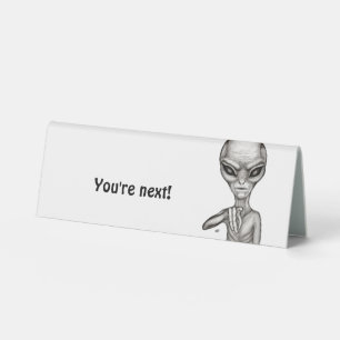 Plaque De Table Mauvais Alien, Tu es le prochain ! Panneau Tente d