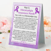 Plaque De Table May is Fibromyalgia Awareness Month (In SItu (Mariage))