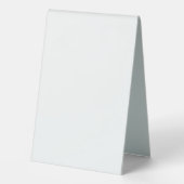 Plaque De Table Menu blanc de chien Bichon Frise (Verso)