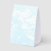 Plaque De Table Menu de mariage fait au ciel (Verso)