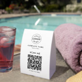 Plaque De Table Menu de paiement moderne avec code QR (InVersositu (sur table))