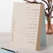 Plaque De Table Menu Gastronomique (En SItu (Tableau))