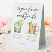 Plaque De Table Menu Mariage Highball Signature Cocktails (In SItu (Mariage))