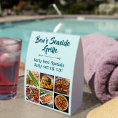 Plaque De Table Menu Special Photos Logo Restaurant (Insitu (sur table))