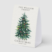 Plaque De Table Merry Christmas Festive (Verso)