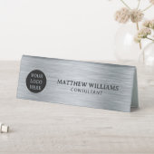 Plaque De Table Métal brossé gris (En SItu (Tableau))