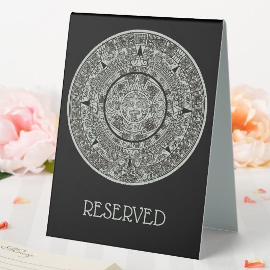 Plaque De Table Mexicaine Aztec Sun Stone Maya Calendrier 1 (In SItu (Mariage))