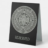 Plaque De Table Mexicaine Aztec Sun Stone Maya Calendrier 1 (Verso)