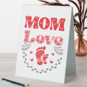 Plaque De Table Mignonne Maman Amour (En SItu (Tableau))