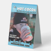 Plaque De Table Mike et Jen's Cocoa Table Tente 2 (Recto)