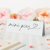 Plaque De Table Mini Pies Label Wedding Party Acrylic Sign (In SItu (Mariage))