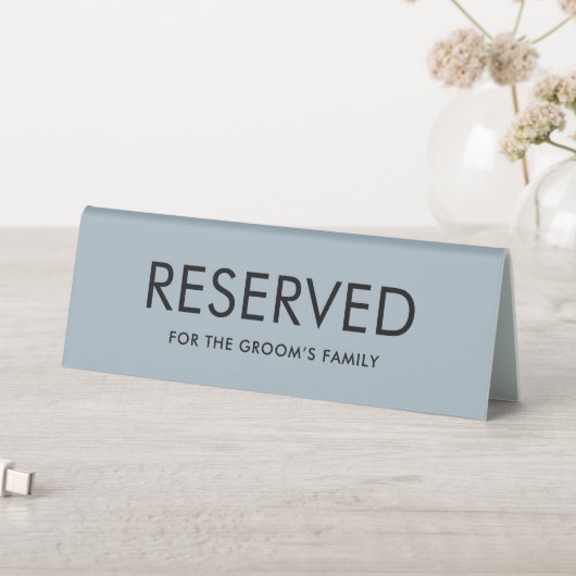 Plaque De Table Minimalist Elegant Reserved (En SItu (Tableau))