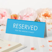 Plaque De Table Minimalist Elegant Reserved Table Tent Sign (In SItu (Mariage))