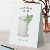 Plaque De Table Mint Julep | Boisson Signature (En SItu (Tableau))