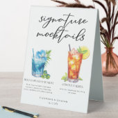 Plaque De Table Mocktails d'été Blue Hawaiian Arnold Palmer (En SItu (Tableau))