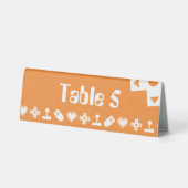 Plaque De Table Mode multijoueur dans le panneau Tente de table or (Verso)