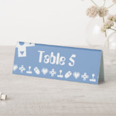 Plaque De Table Mode multijoueur sur un panneau de tente de table (En SItu (Tableau))