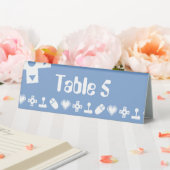 Plaque De Table Mode multijoueur sur un panneau de tente de table (In SItu (Mariage))