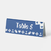 Plaque De Table Mode multijoueur sur un panneau de tente de table (Verso)