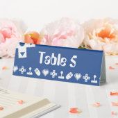 Plaque De Table Mode multijoueur sur un panneau de tente de table (In SItu (Mariage))