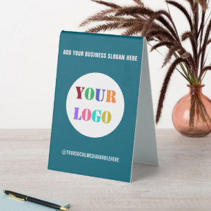 Plaque De Table Modèle de panneau de table pour logo de société