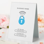 Plaque De Table Modèle du logo WiFi Key tech (In SItu (Mariage))