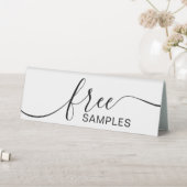 Plaque De Table Modèle gratuit Chien Grossissant Business Sign (En SItu (Tableau))