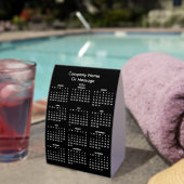 Plaque De Table Modern 2026 Calendar Company Name (InVersositu (sur table))