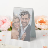 Plaque De Table Modern velum wedding photo couples shower (In SItu (Mariage))