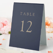 Plaque De Table Moderne Bleu Simple Nettoyage Mariage minimal (In SItu (Mariage))
