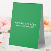 Plaque De Table Moderne classique professionnel Kelly Green (In SItu (Mariage))