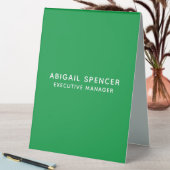 Plaque De Table Moderne classique professionnel Kelly Green (En SItu (Tableau))