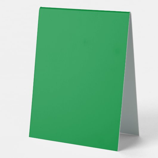 Plaque De Table Moderne classique professionnel Kelly Green (Verso)