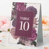 Plaque De Table Moody foncé Cascade florale automne hiver Mariage (In SItu (Mariage))