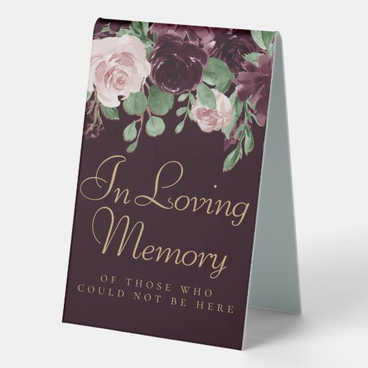 Plaque De Table Moody Passion | Mémorial spectaculaire des vins vi (Verso)