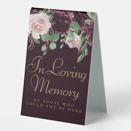 Plaque De Table Moody Passion | Mémorial spectaculaire des vins vi (Recto)