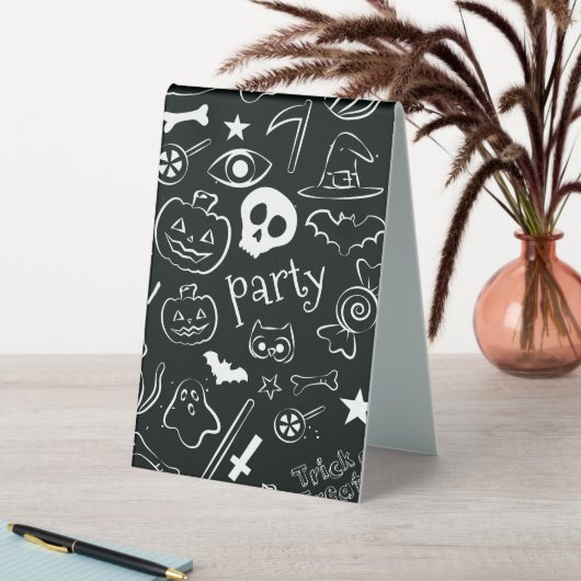 Plaque De Table Motif d'Halloween (En SItu (Tableau))