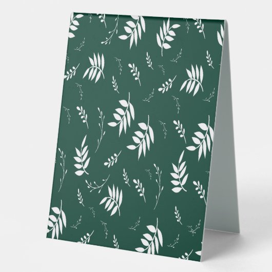 Plaque De Table motif feuille (Recto)