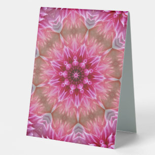 Plaque De Table Motif géométrique à fleurs rose Mandala-67545